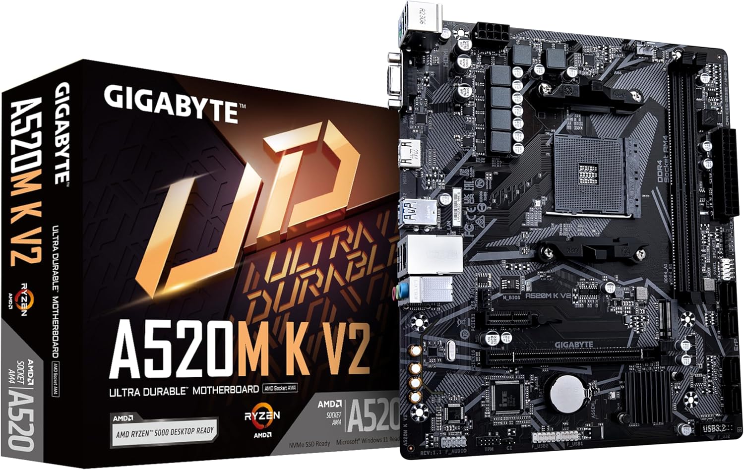 Gigabyte Motherboard A520M K V2